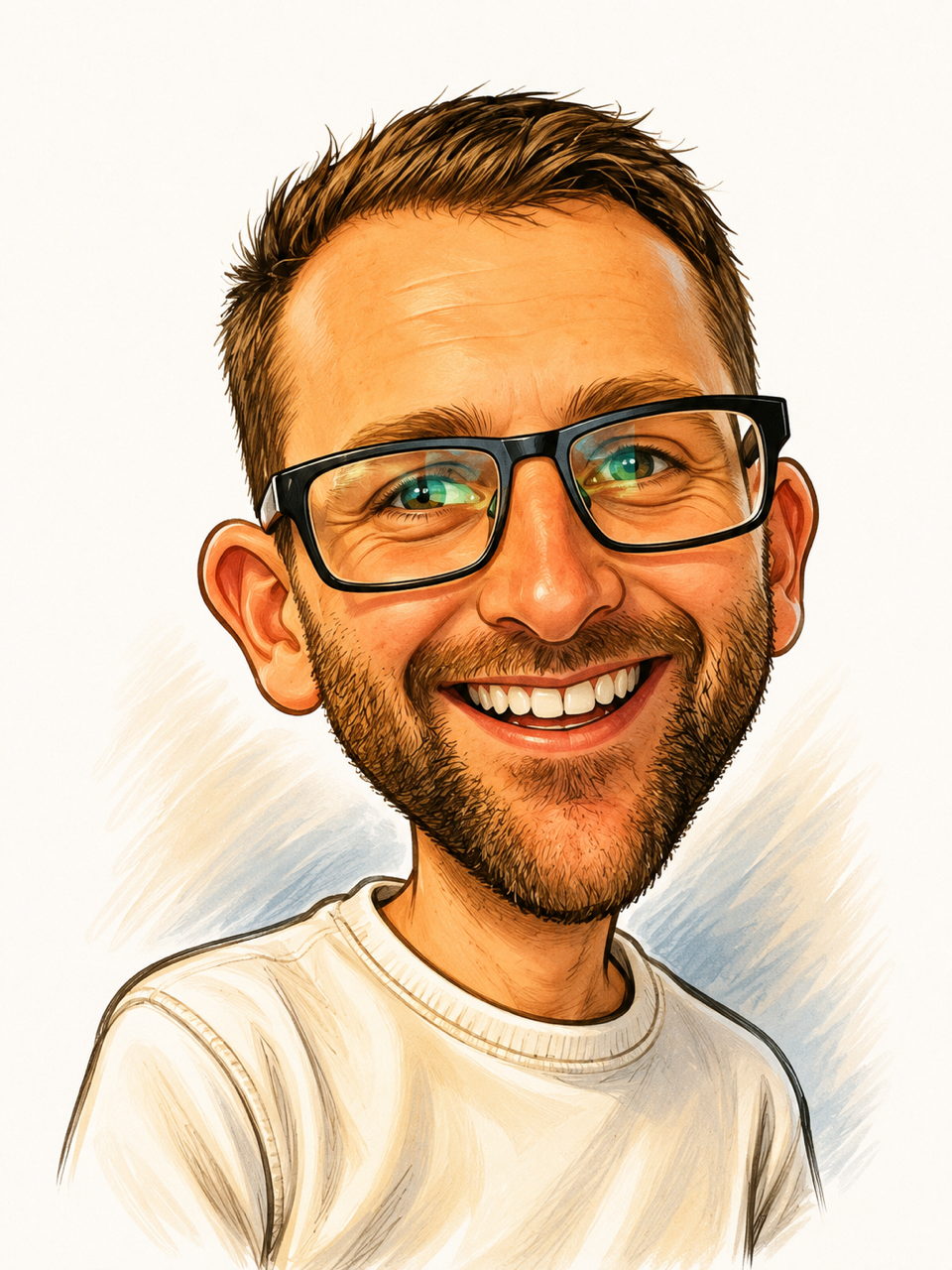 Portrait of Mark Pierce, Quantity Surveyor
